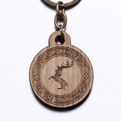 House Baratheon - Wooden Keyring