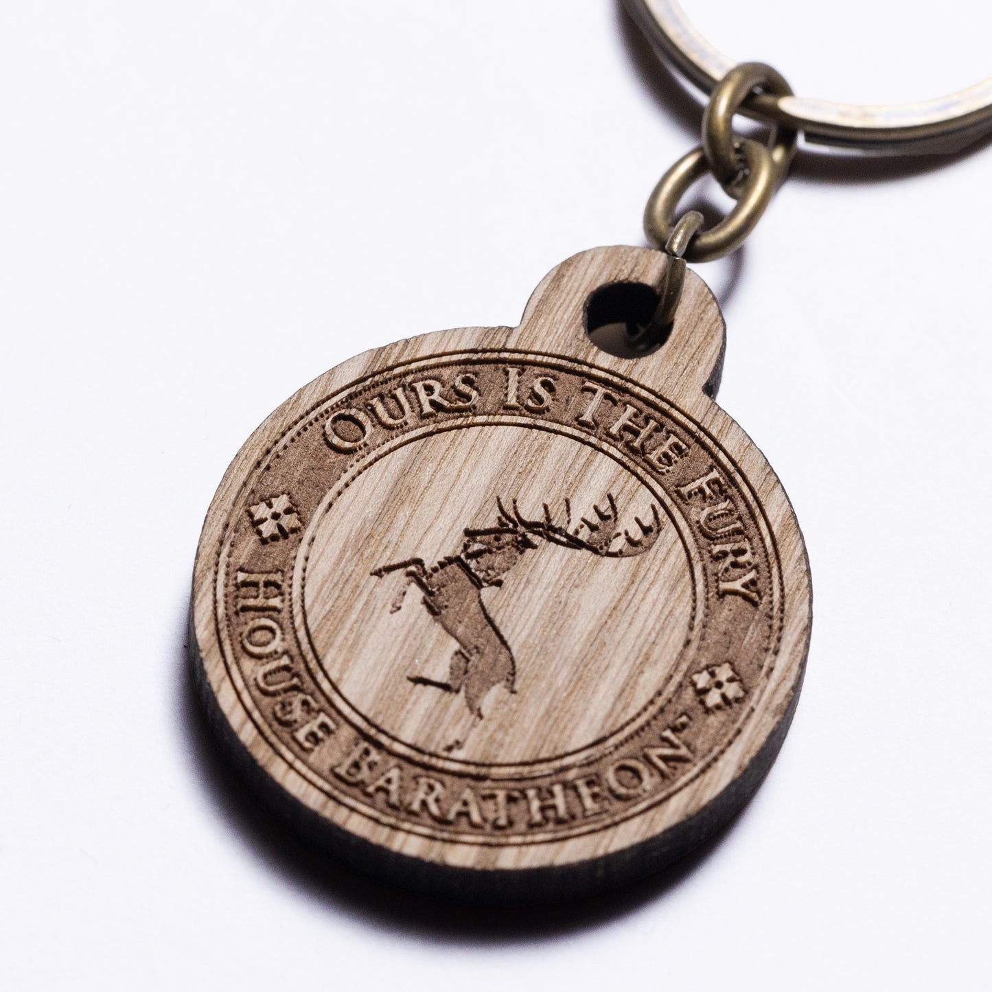 House Baratheon - Wooden Keyring