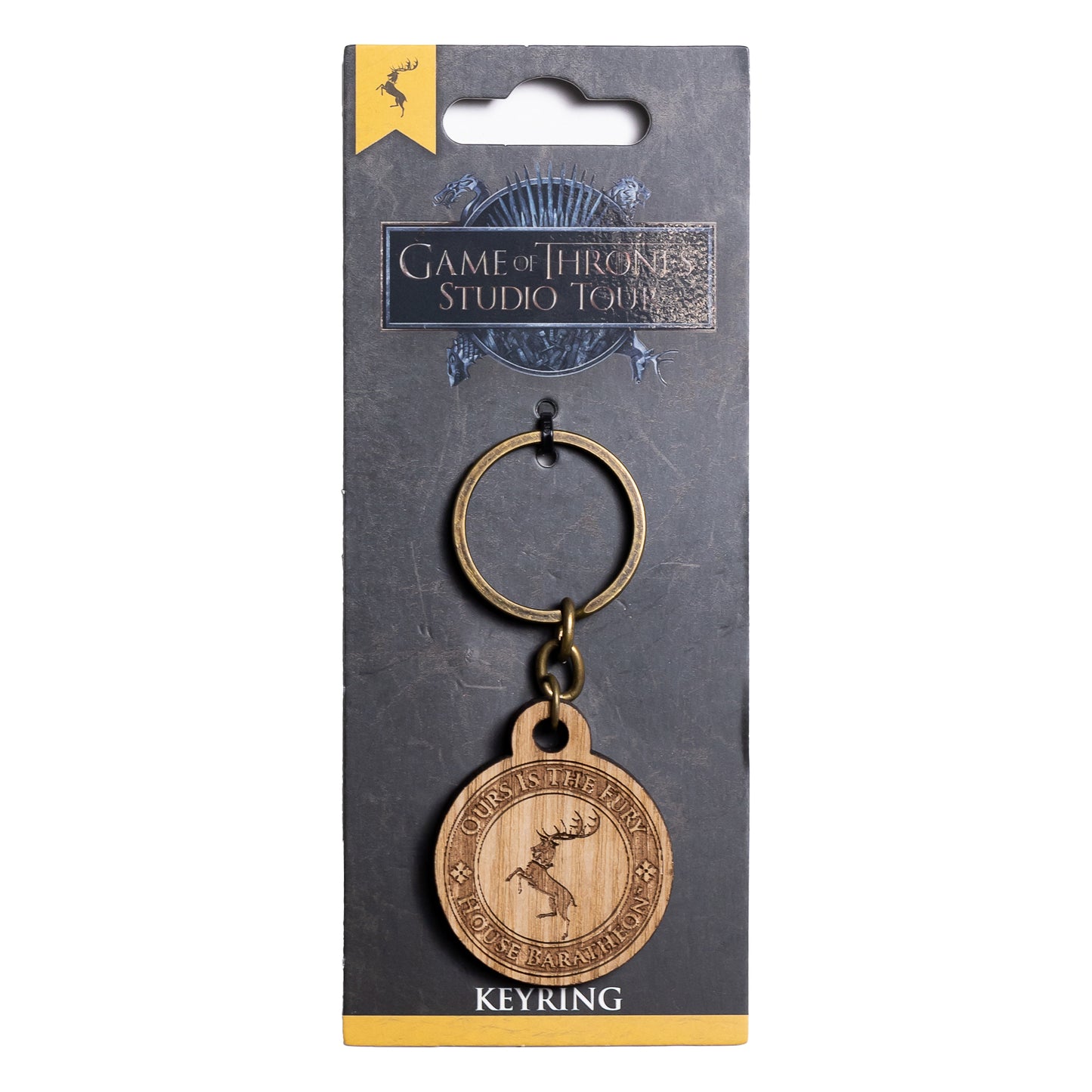 House Baratheon - Wooden Keyring