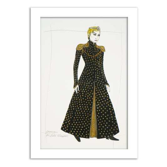 Cersei Lannister (Black) - Michele Clapton Art Print
