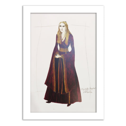 Cersei Lannister (Red) - Michele Clapton Art Print