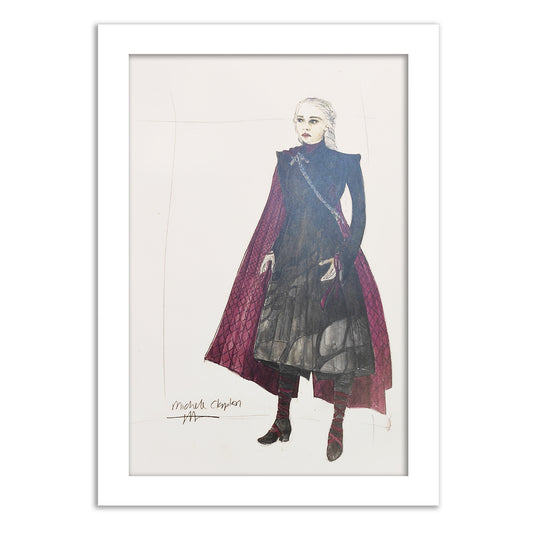 Daenerys Targaryen (Black) - Michele Clapton Art Print