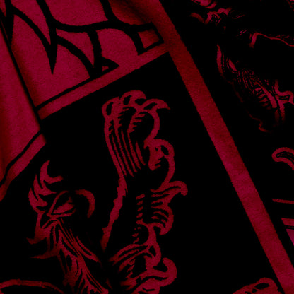House Sigils - Red/Black Woollen Scarf