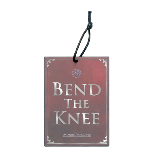 House Targaryen - Bend the Knee - Mini Metal Sign