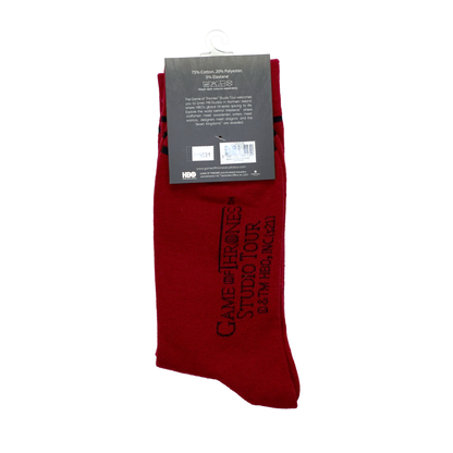Iron Throne - Burgundy Socks