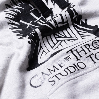 Iron Throne - Grey/White Grindle Unisex Hoodie