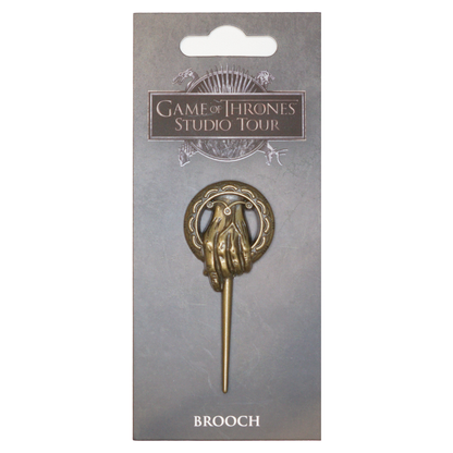 Iron Throne - Hand of the King - Antique Gold Brooch