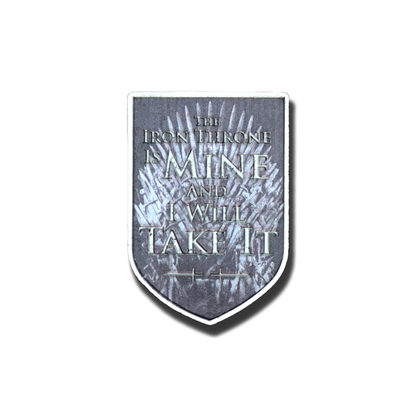 Iron Throne - Quote - Resin Magnet