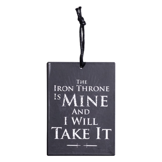 Iron Throne - Quote - Mini Metal Sign