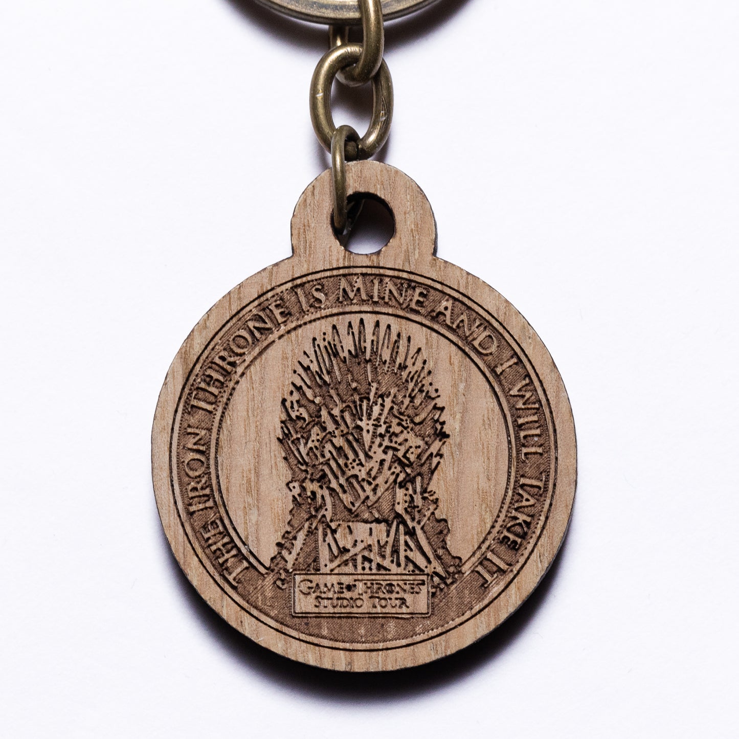 Iron Throne - Wooden Keyring