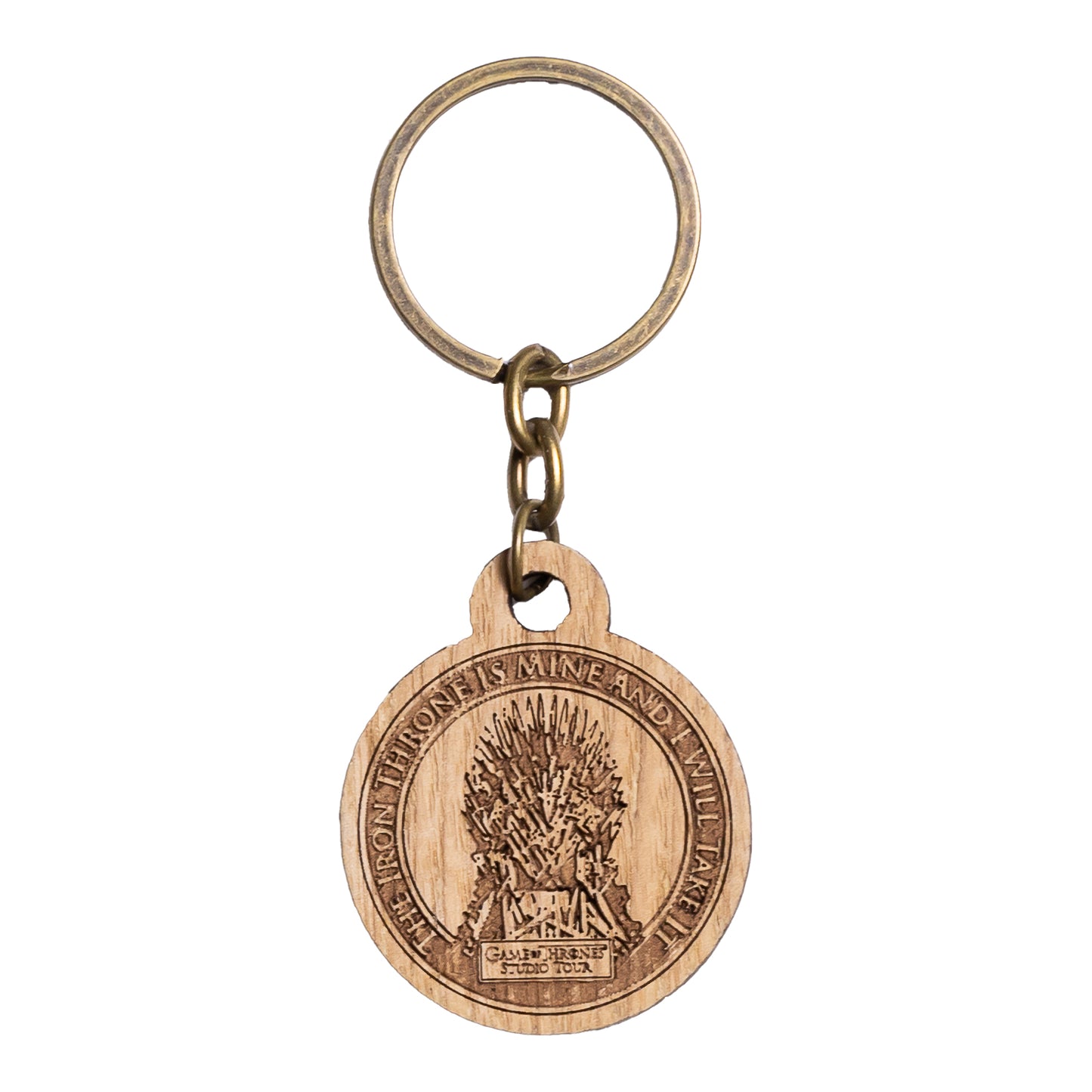 Iron Throne - Wooden Keyring