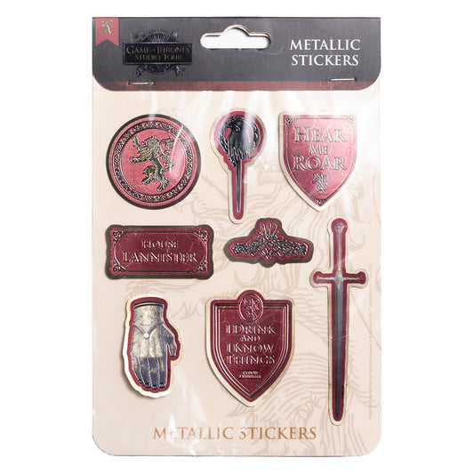 House Lannister - Metallic Sticker Pack
