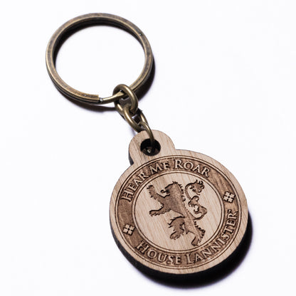 House Lannister - Wooden Keyring