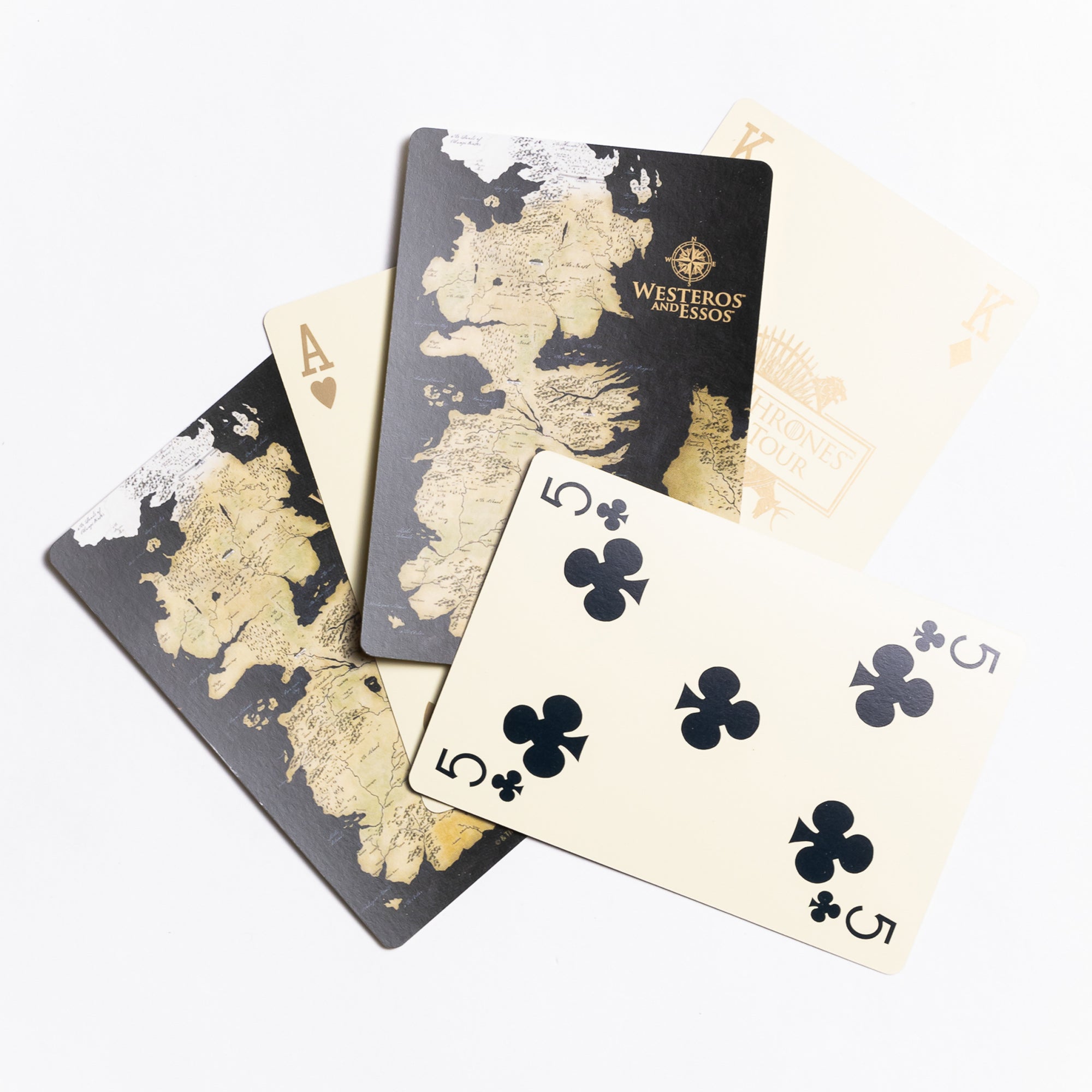 Map Card Back Map - Playing Cards – Game of Thrones Studio Tour