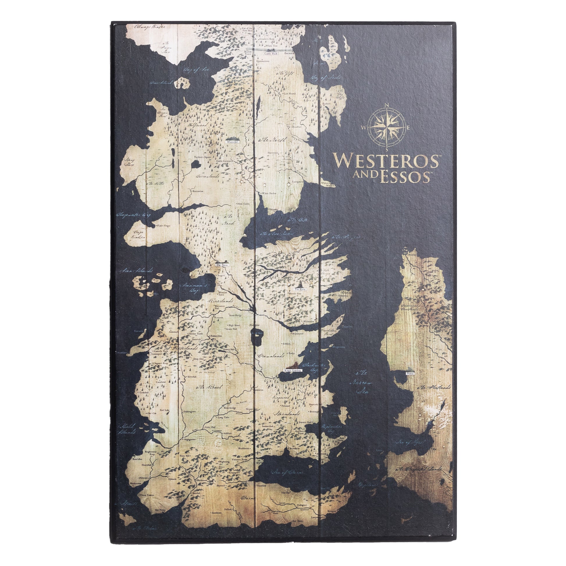 Map Wooden Plaque – Game of Thrones Studio Tour