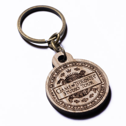 Studio Tour - Wooden Keyring