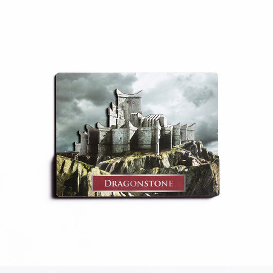 House Targaryen - Dragonstone - Layered Wooden Magnet